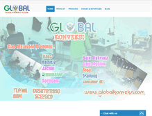Tablet Screenshot of globalkonveksi.com